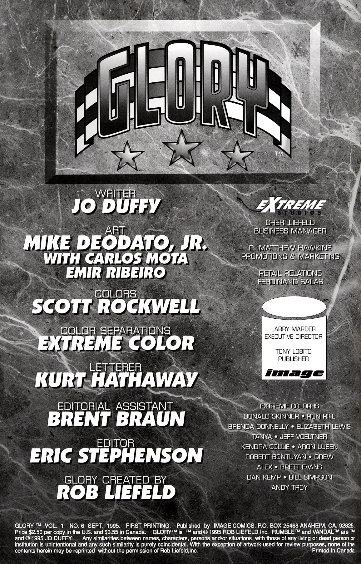 Read online Glory comic -  Issue #6 - 2