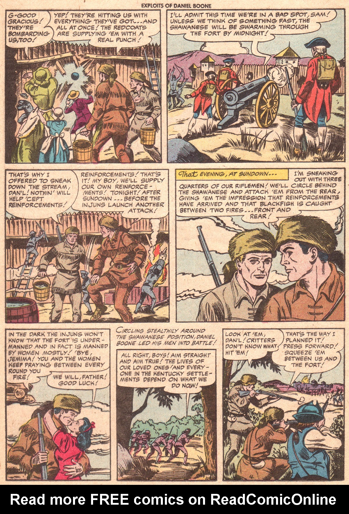 Read online Exploits of Daniel Boone comic -  Issue #5 - 16