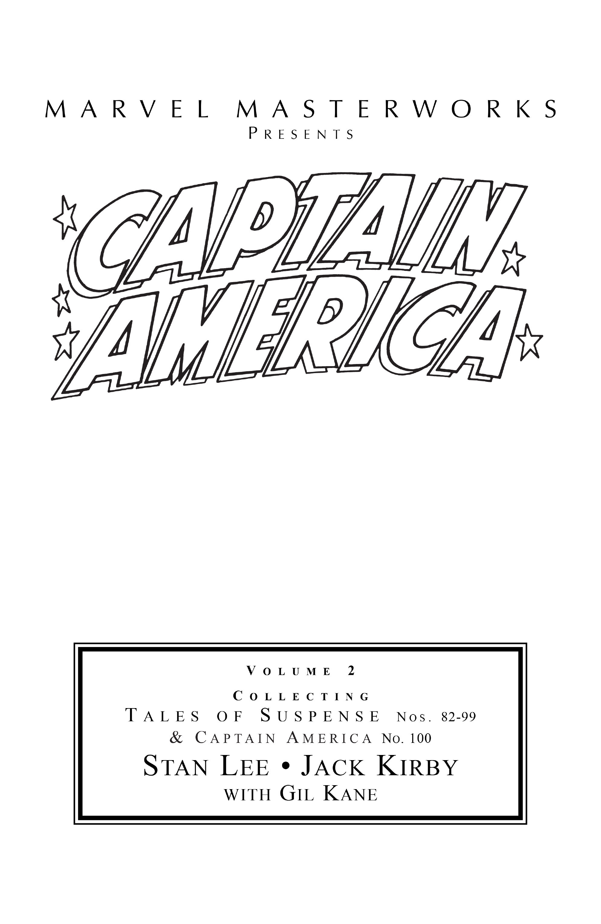 Read online Marvel Masterworks: Captain America comic -  Issue # TPB 2 (Part 1) - 2