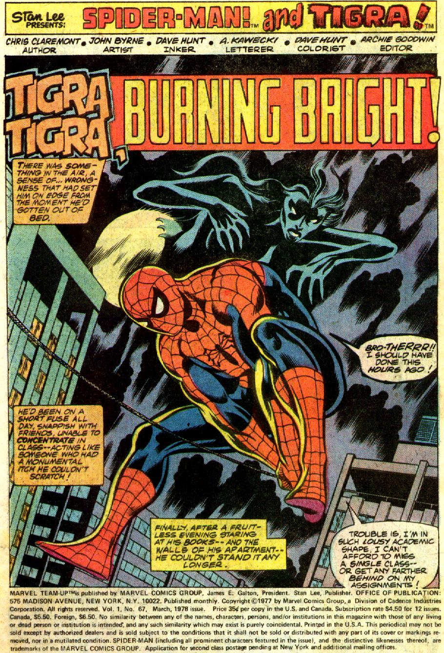 Read online Marvel Team-Up (1972) comic -  Issue #67 - 2