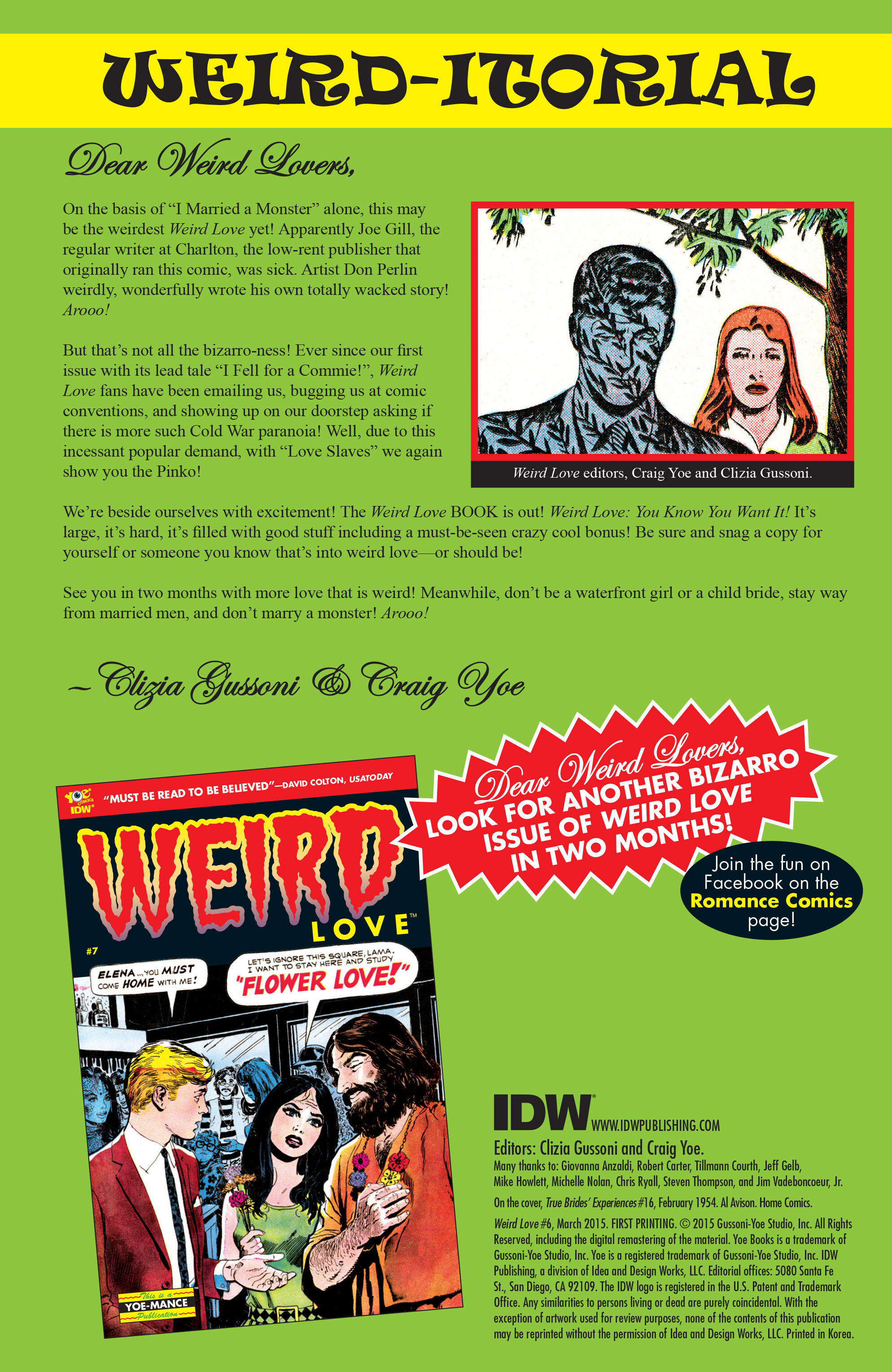 Read online Weird Love comic -  Issue #6 - 2