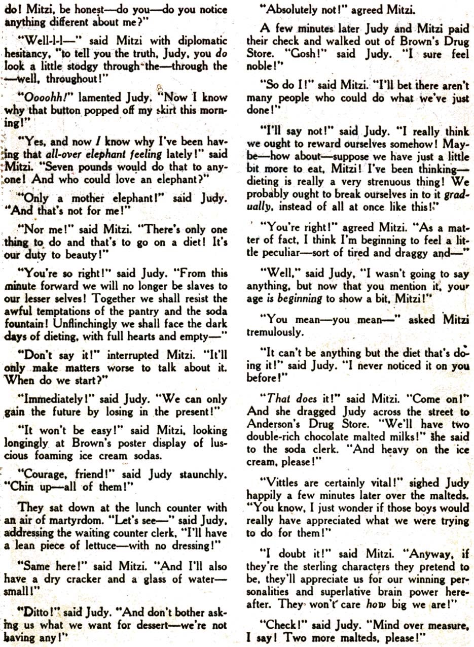 Read online A Date with Judy comic -  Issue #32 - 34