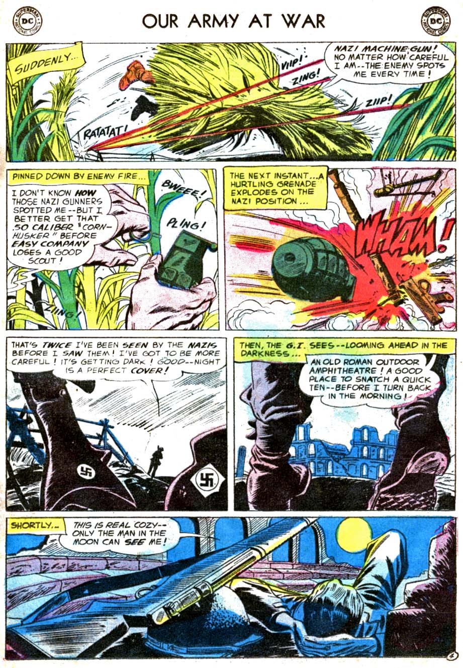 Read online Our Army at War (1952) comic -  Issue #55 - 22