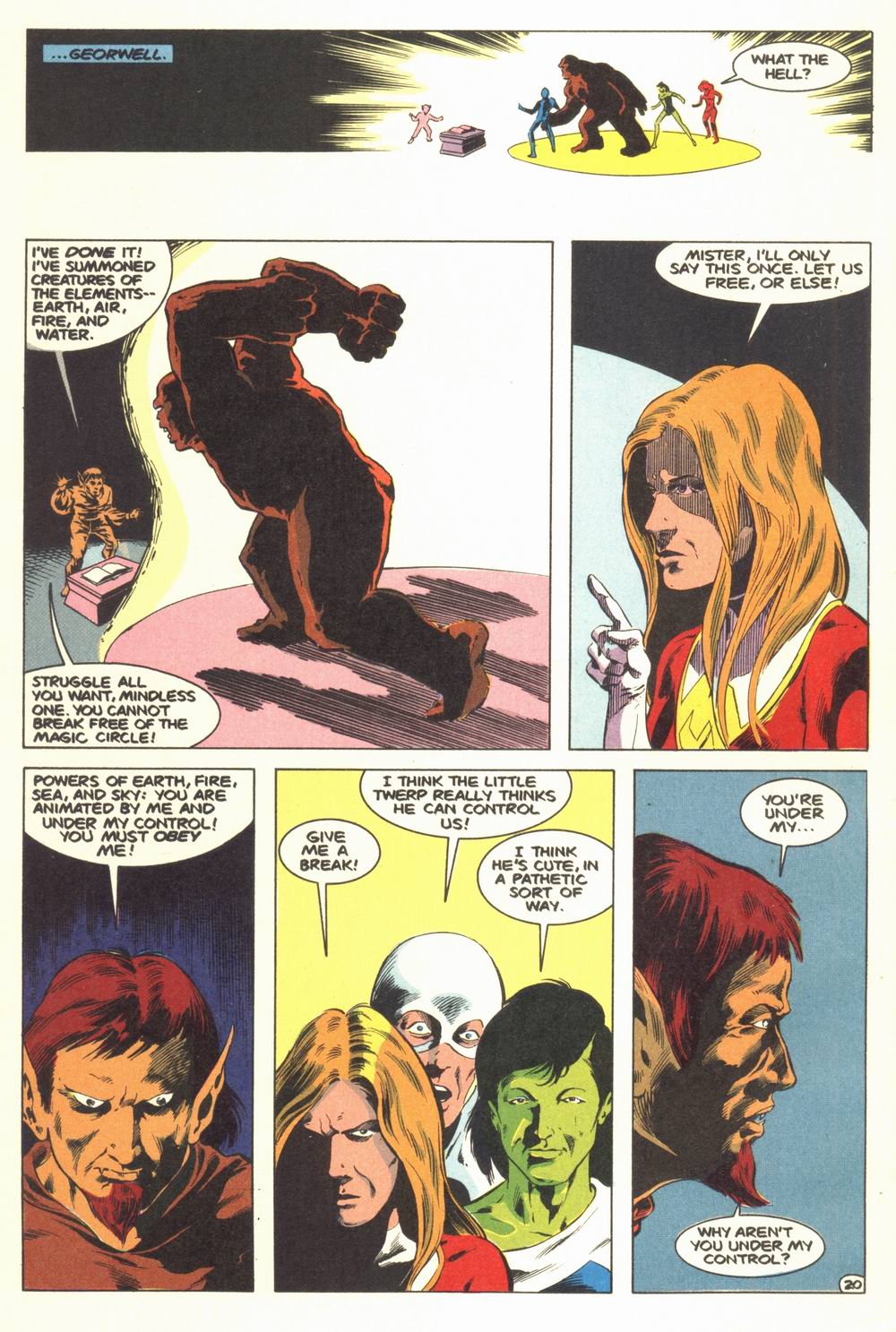 Read online Justice Machine featuring The Elementals comic -  Issue #1 - 21