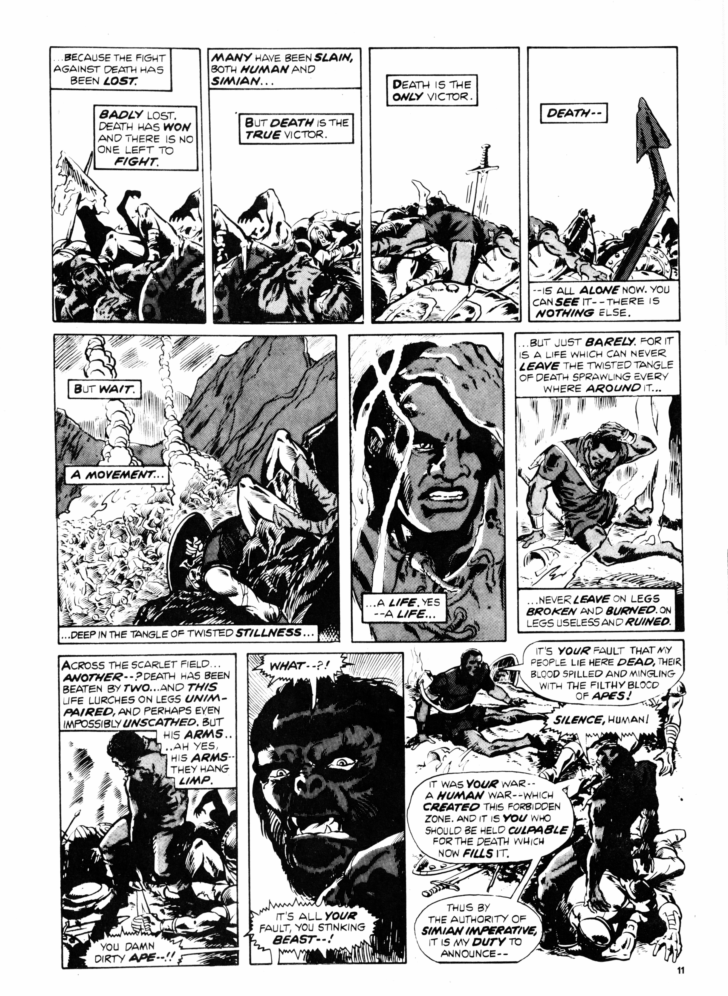 Read online Planet of the Apes (1974) comic -  Issue #20 - 11