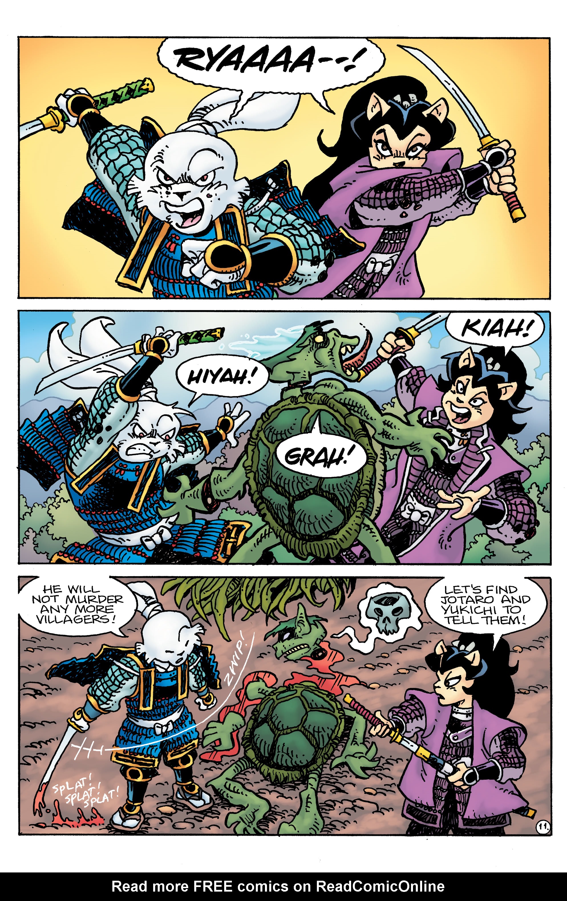 Read online Teenage Mutant Ninja Turtles/Usagi Yojimbo: WhereWhen comic -  Issue #1 - 12
