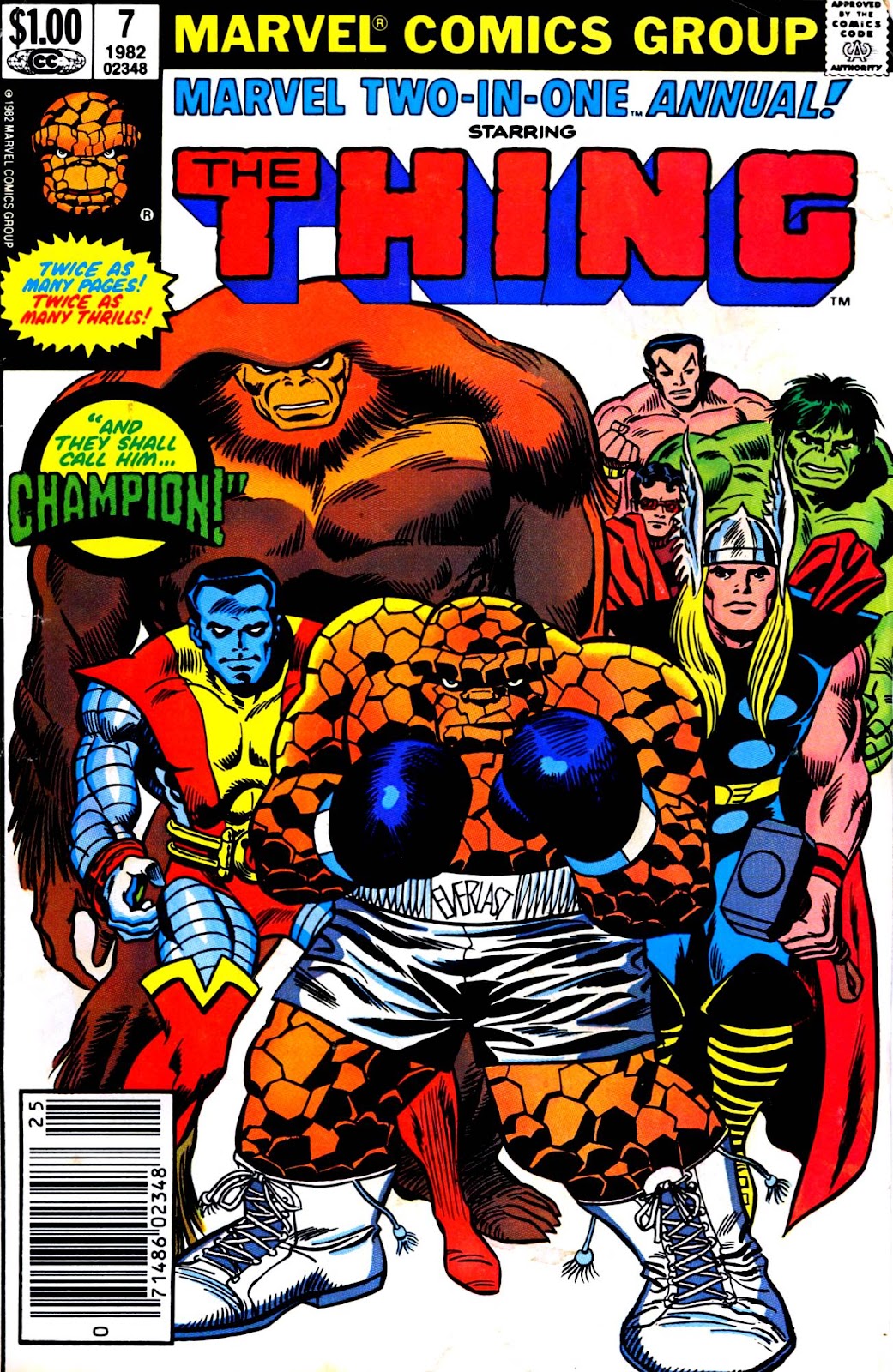 Marvel Two-In-One (1974) issue Annual 7 - Page 1