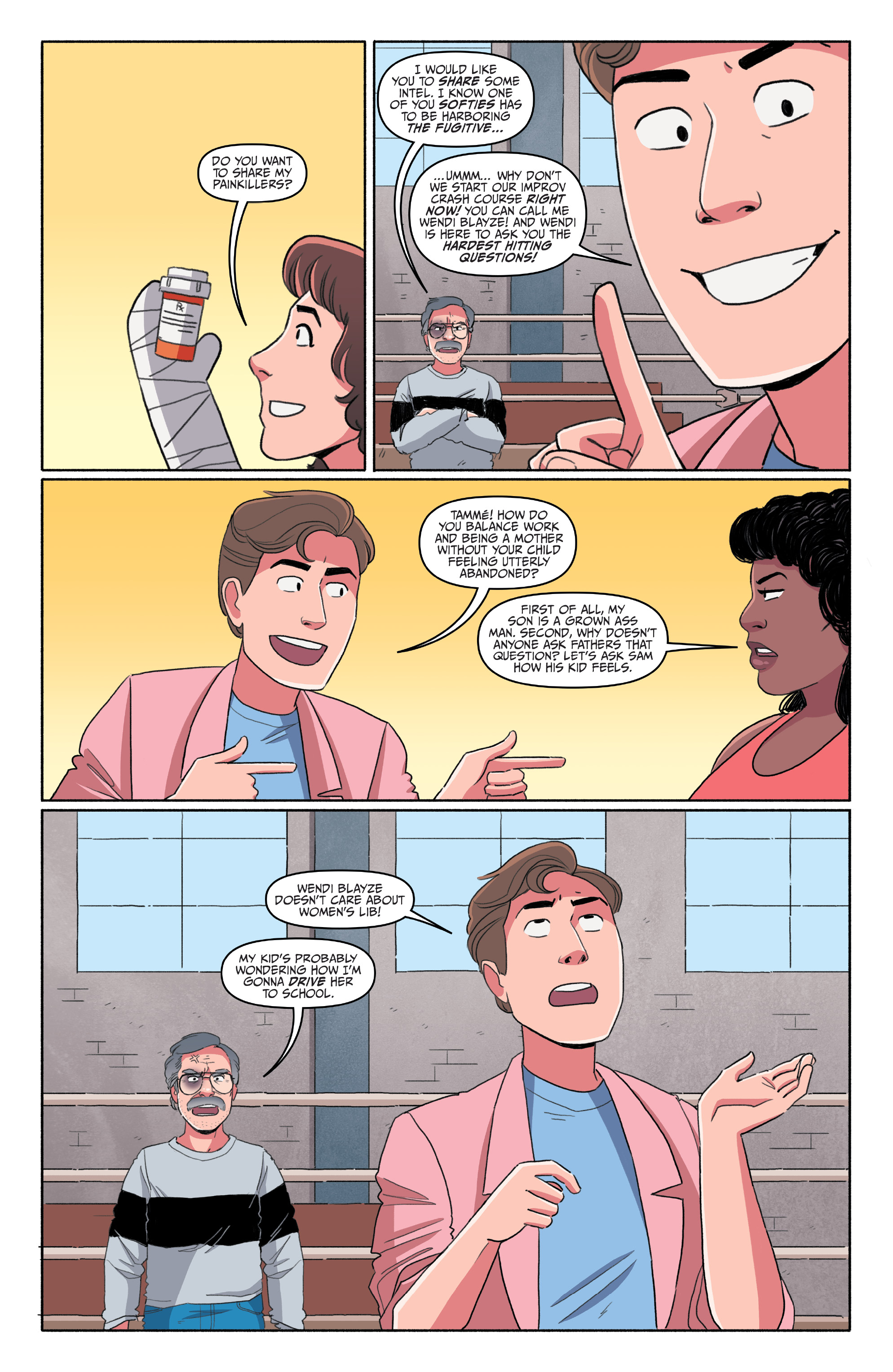 Read online GLOW vs the Babyface comic -  Issue #3 - 7