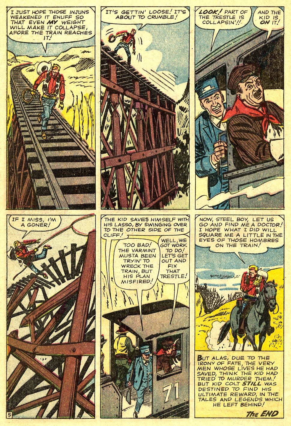 Read online Kid Colt Outlaw comic -  Issue #107 - 32