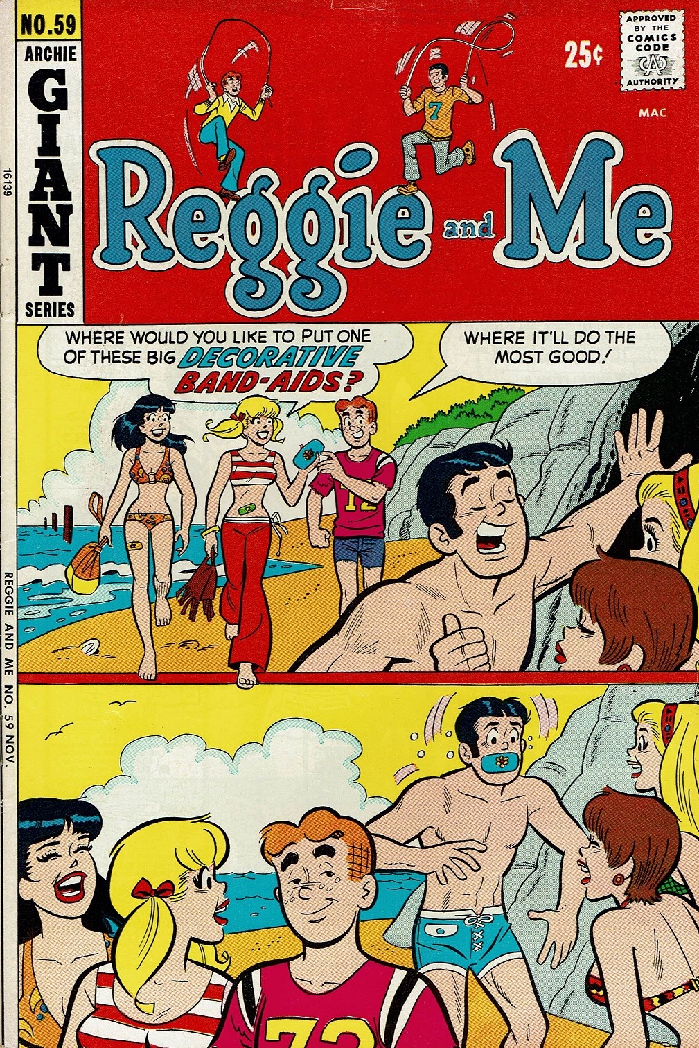 Read online Reggie and Me (1966) comic -  Issue #59 - 1