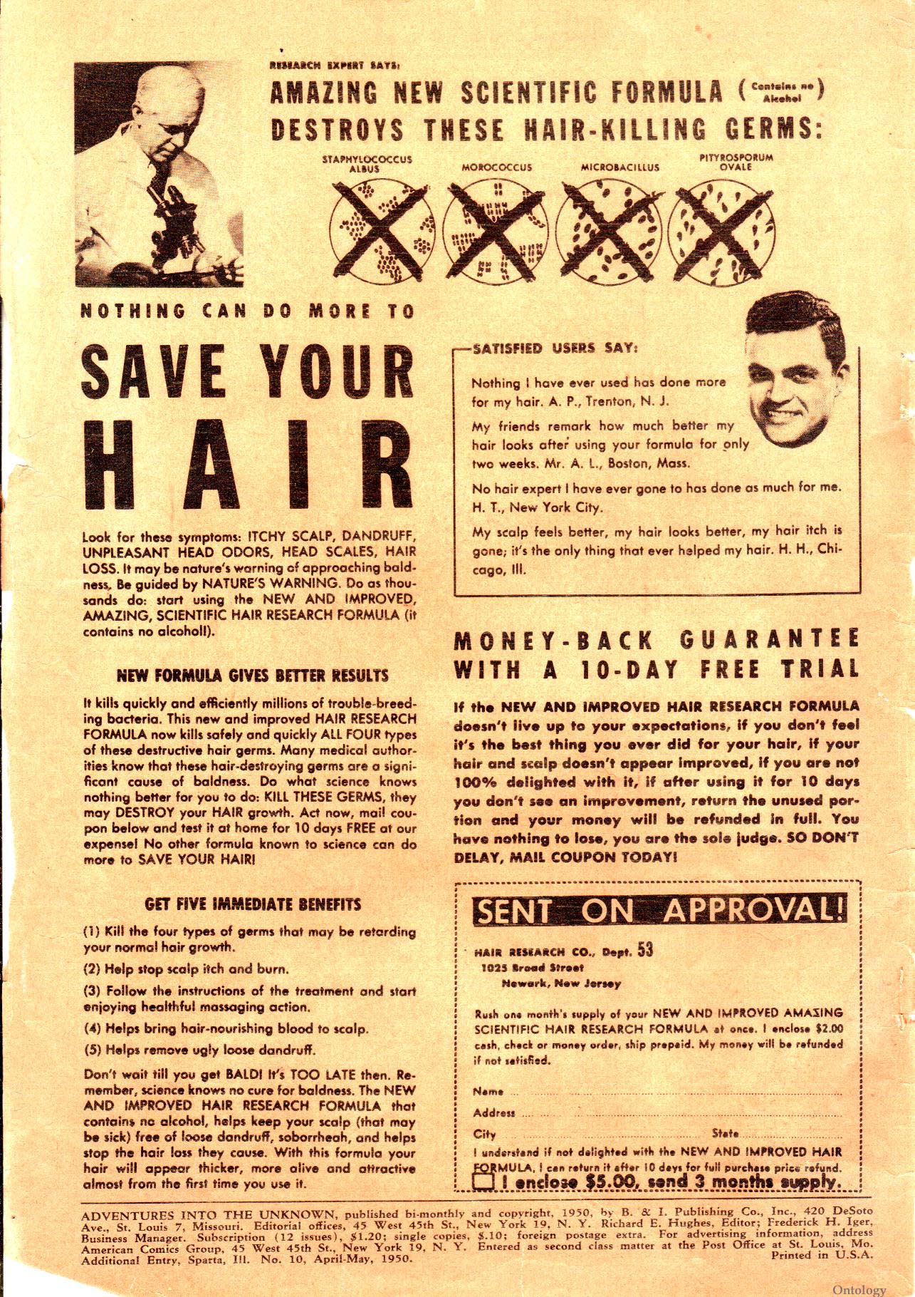 Read online Adventures Into The Unknown comic -  Issue #10 - 2