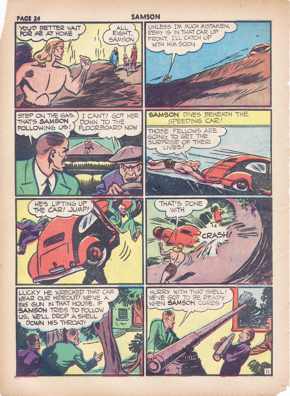 Read online Samson (1940) comic -  Issue #4 - 26