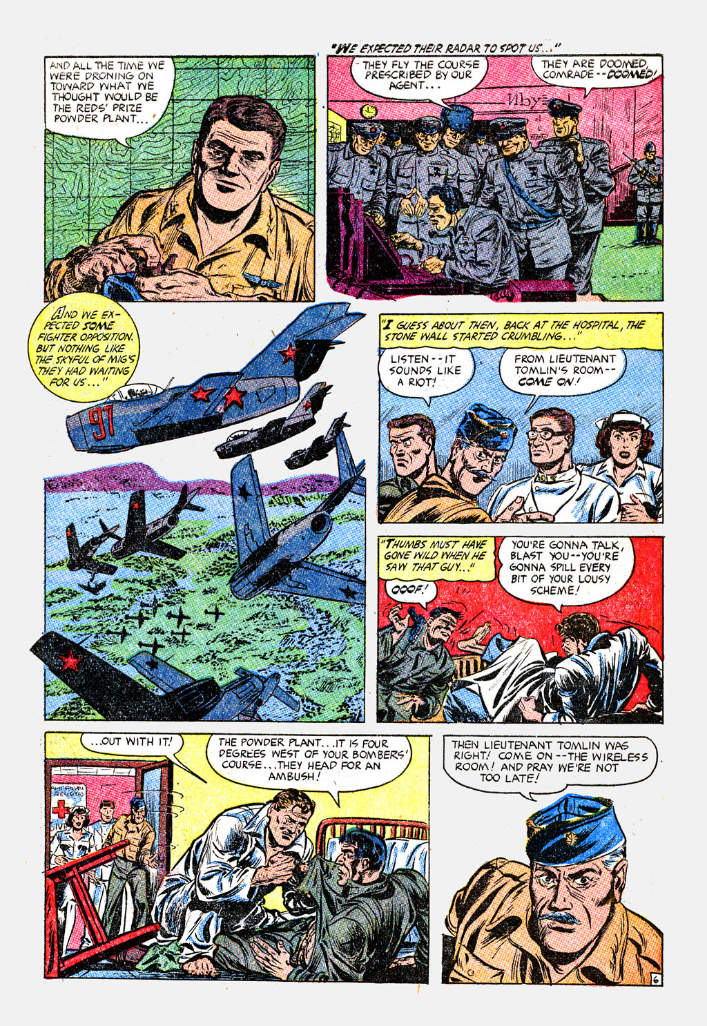 Read online War Birds (1952) comic -  Issue #3 - 9