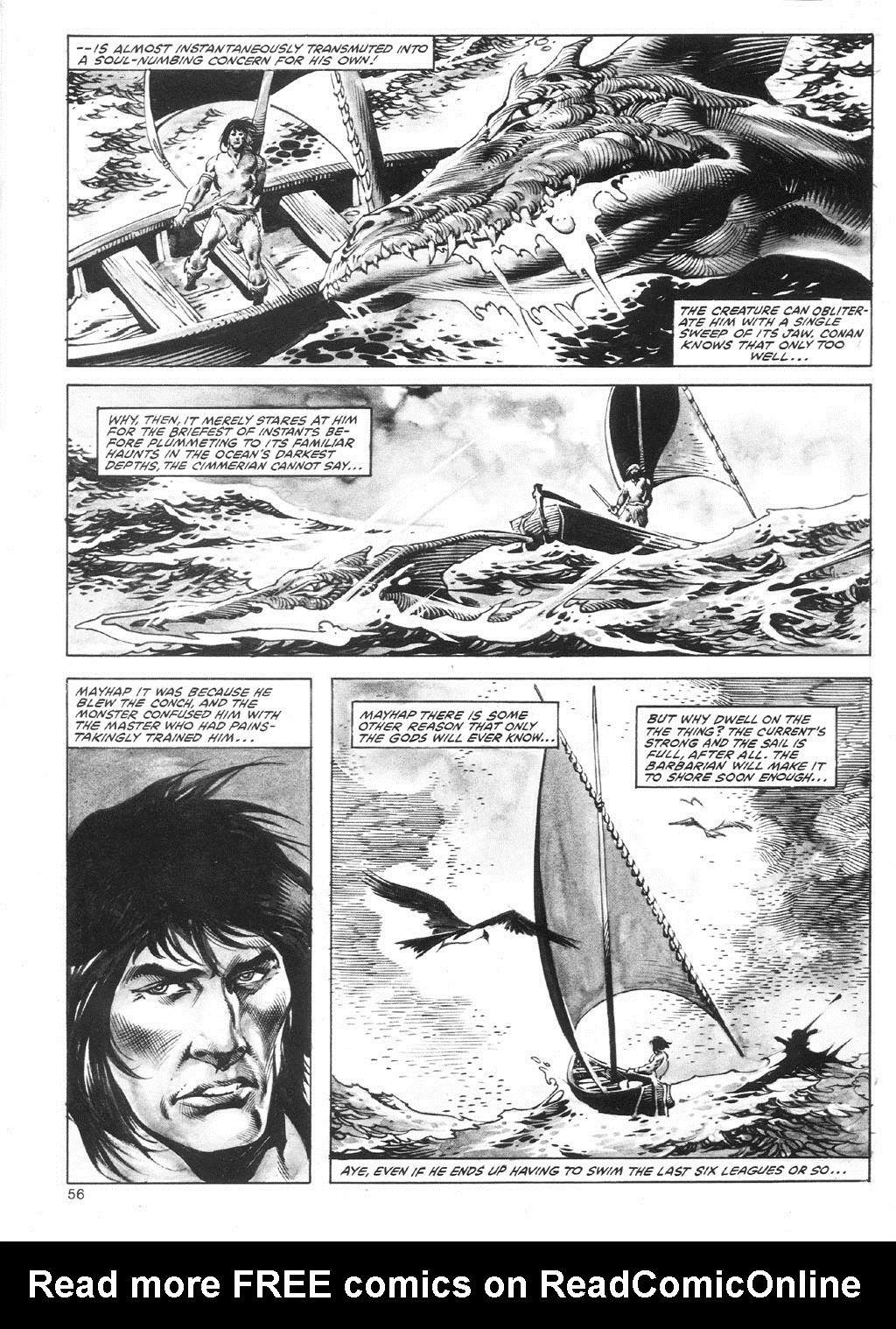 Read online The Savage Sword Of Conan comic -  Issue #88 - 56
