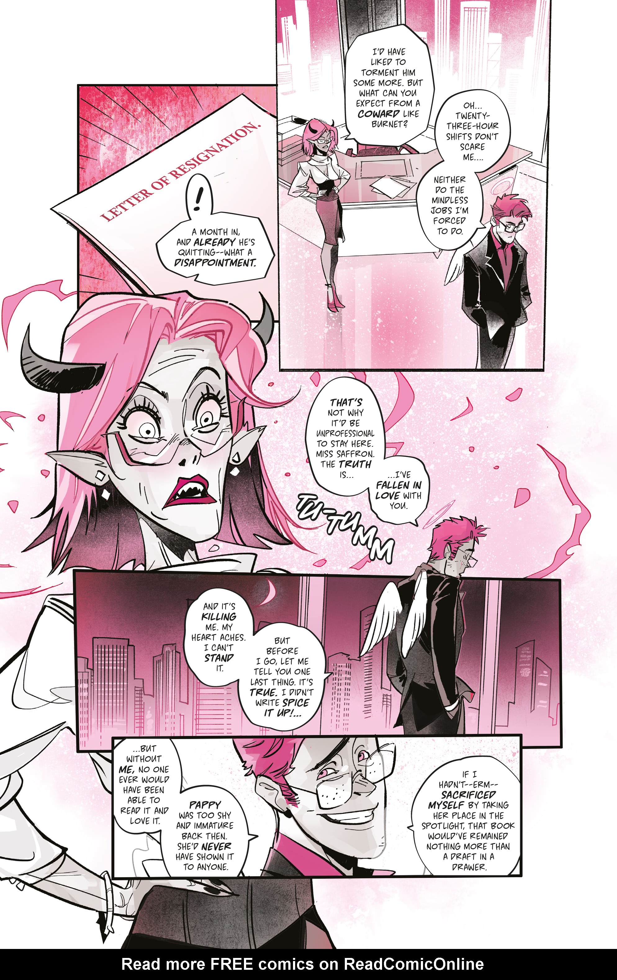 Read online Mirka Andolfo's Sweet Paprika: Black White & Pink (One-Shot) comic -  Issue # Full - 49