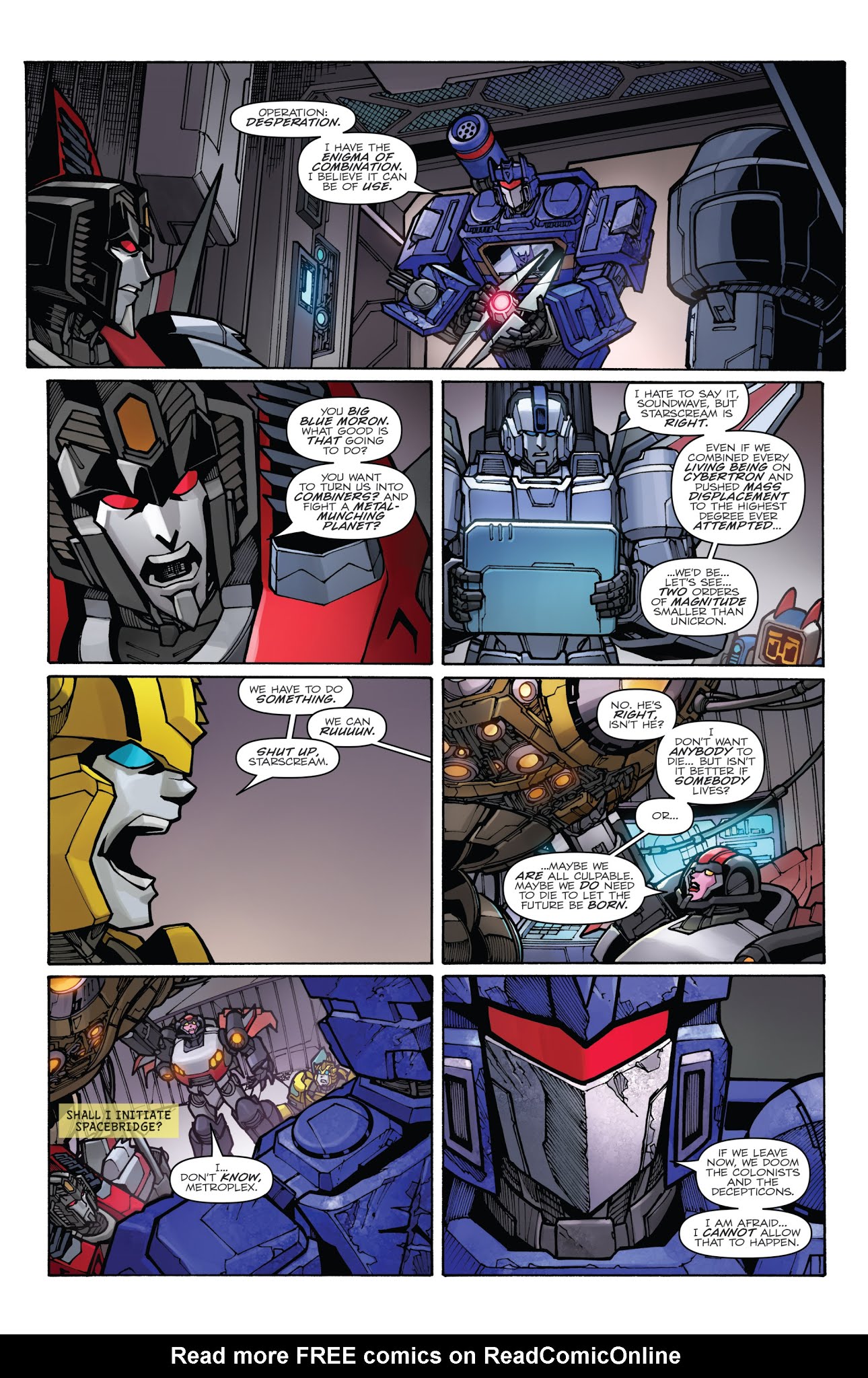 Read online Transformers: Unicron comic -  Issue #3 - 20