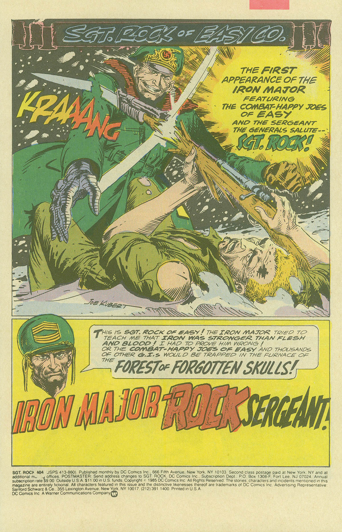 Read online Sgt. Rock comic -  Issue #404 - 3