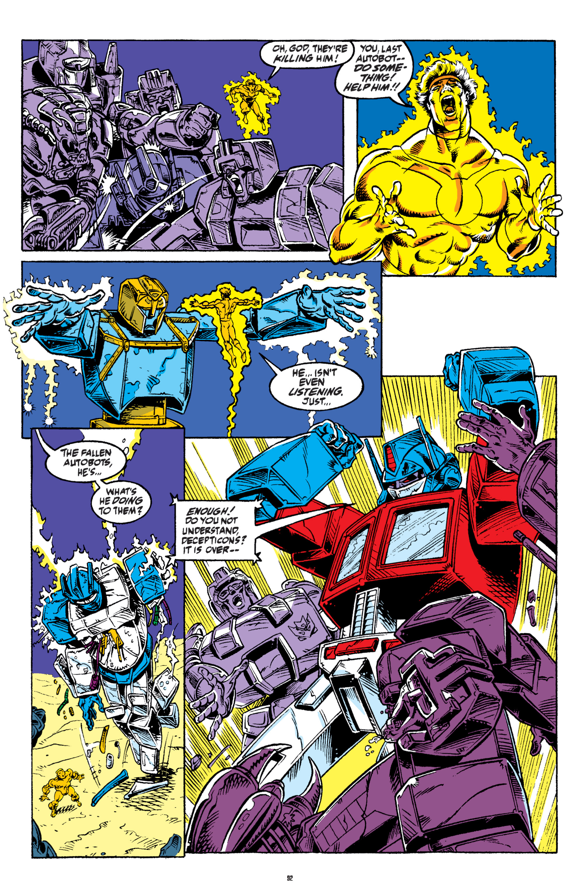 Read online The Transformers Classics comic -  Issue # TPB 7 - 92