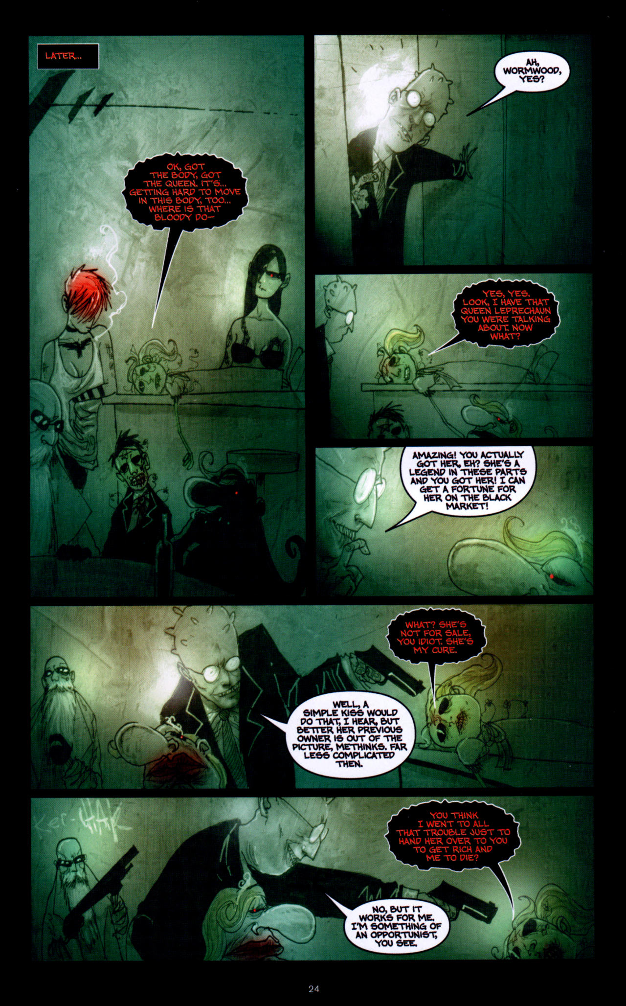 Read online Wormwood: Gentleman Corpse comic -  Issue #7 - 26