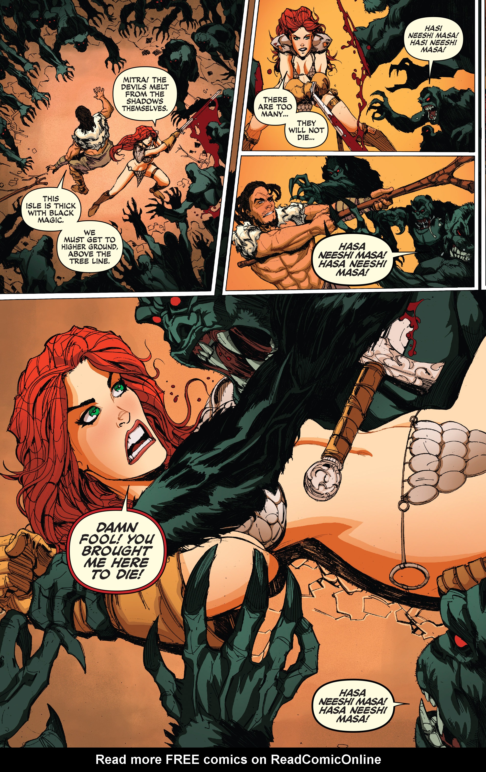 Read online Red Sonja: Atlantis Rises comic -  Issue #3 - 12