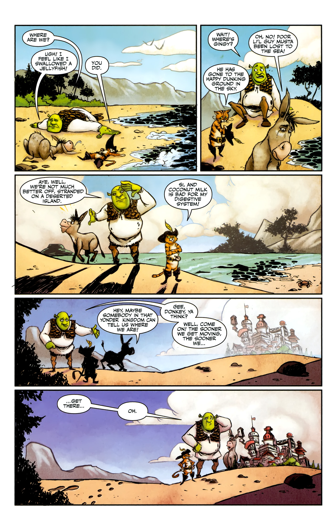 Read online Shrek (2010) comic -  Issue #3 - 7
