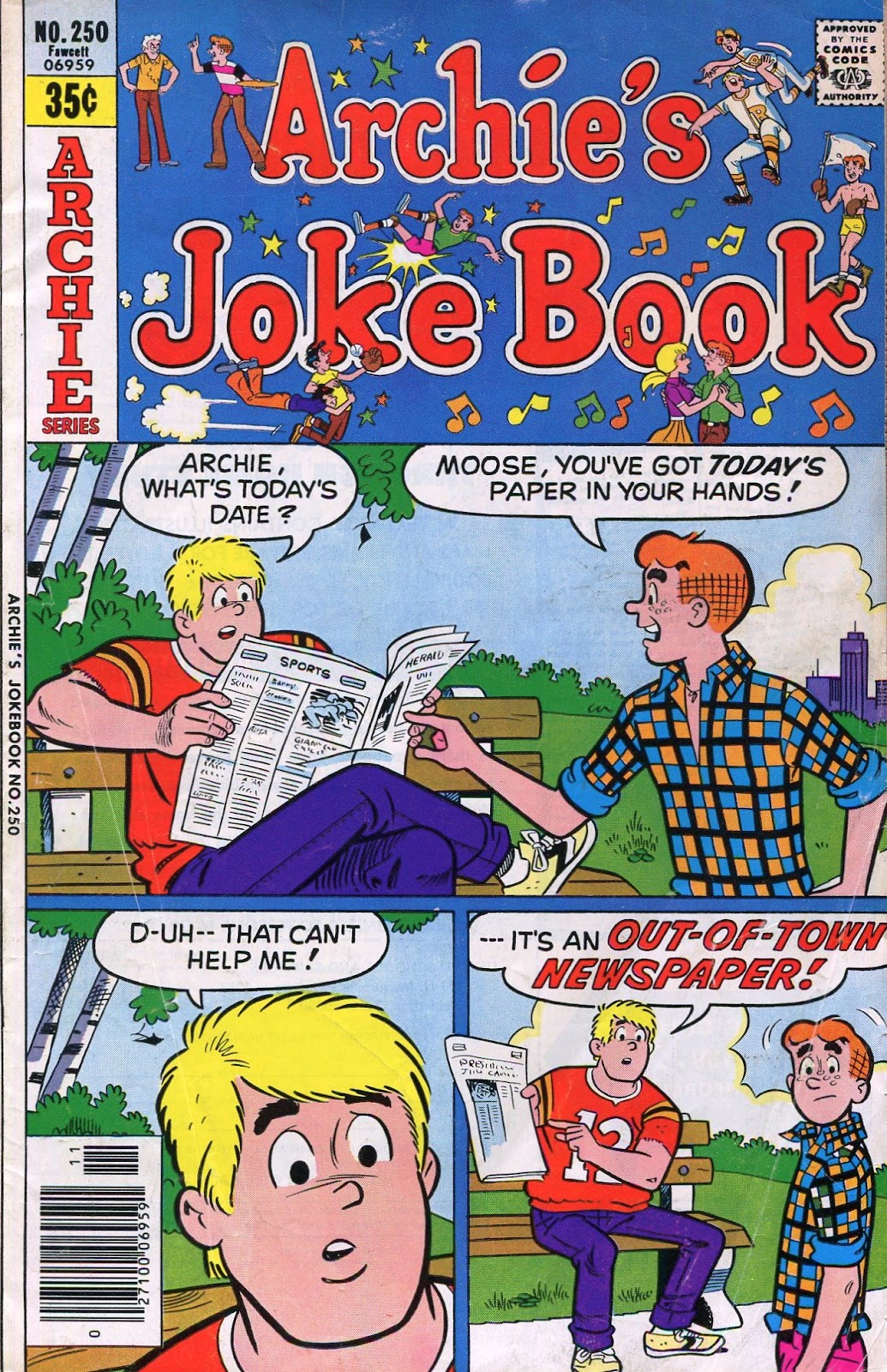 Archie's Joke Book Magazine issue 250 - Page 1
