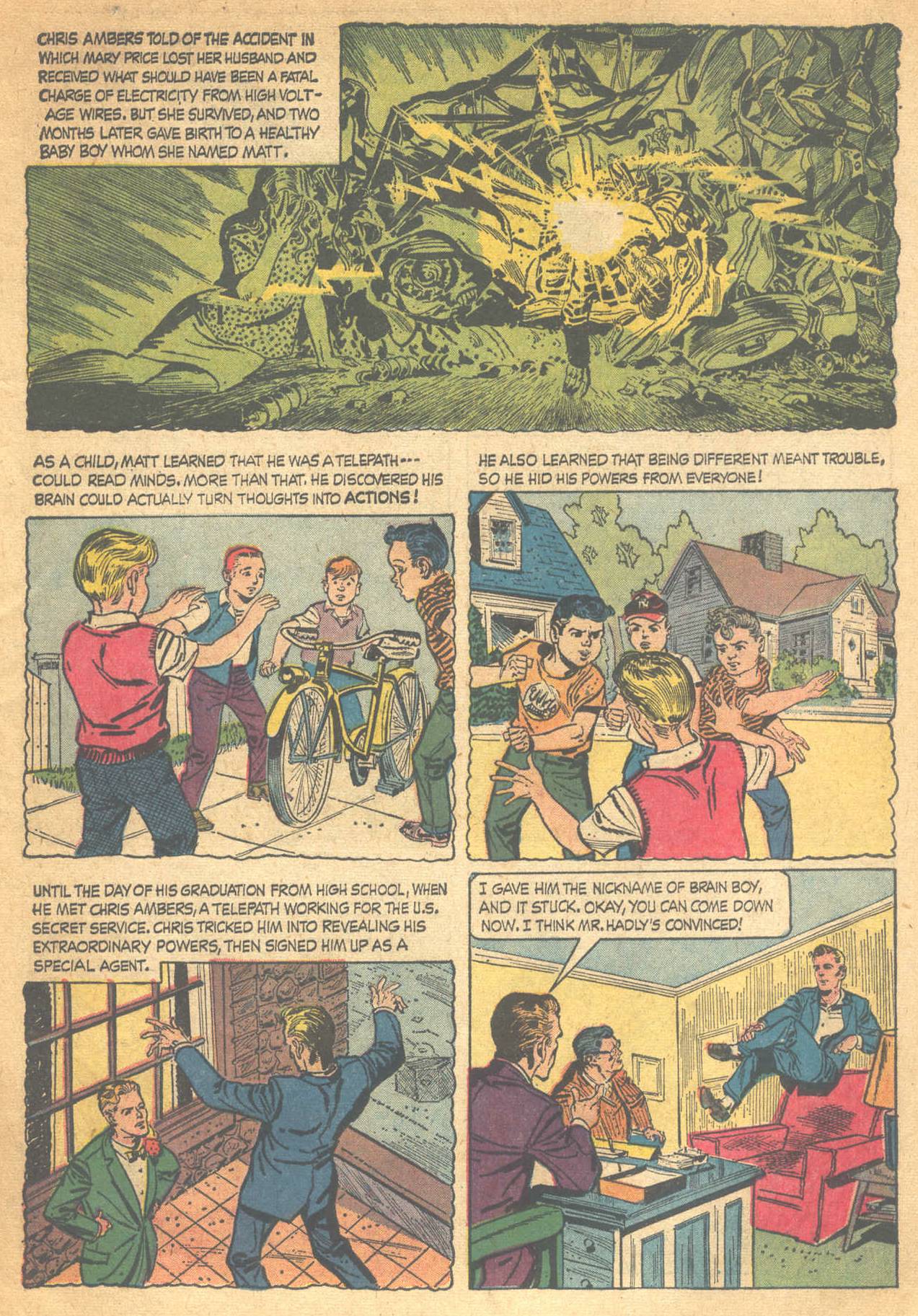 Read online Brain Boy (1962) comic -  Issue #4 - 7