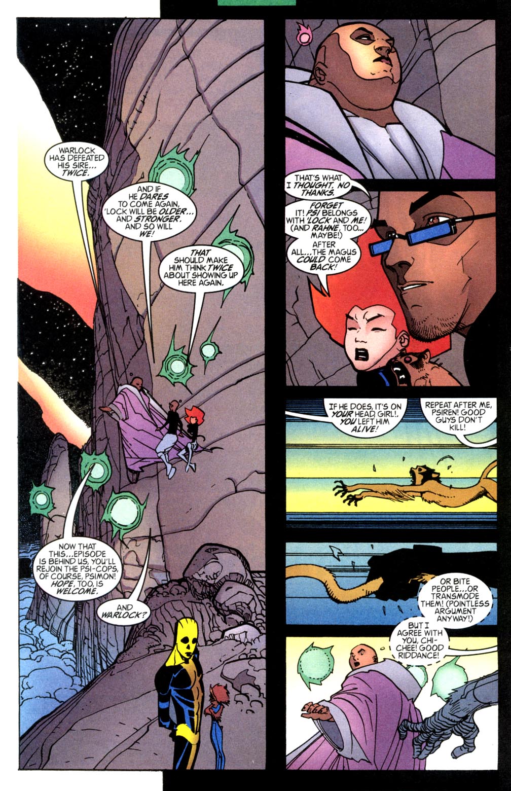 Read online Warlock (1999) comic -  Issue #9 - 22