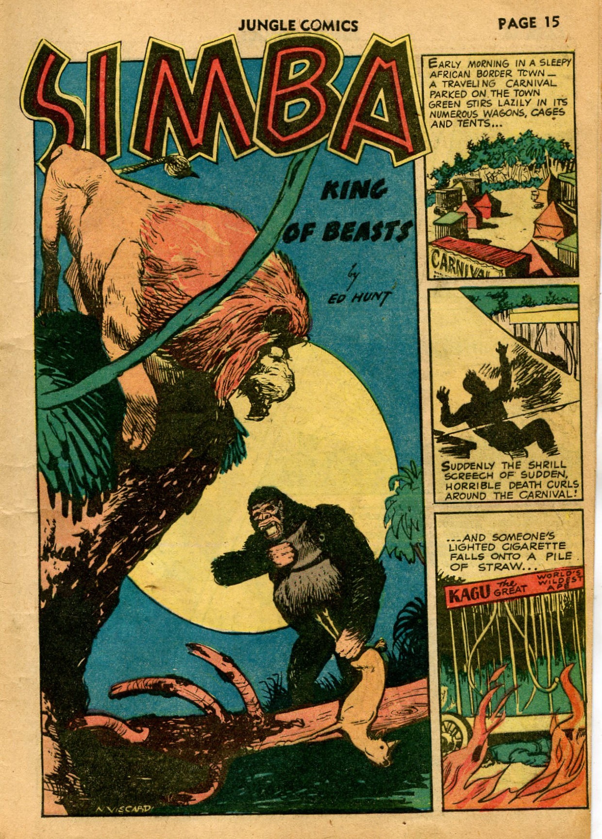 Read online Jungle Comics comic -  Issue #40 - 17
