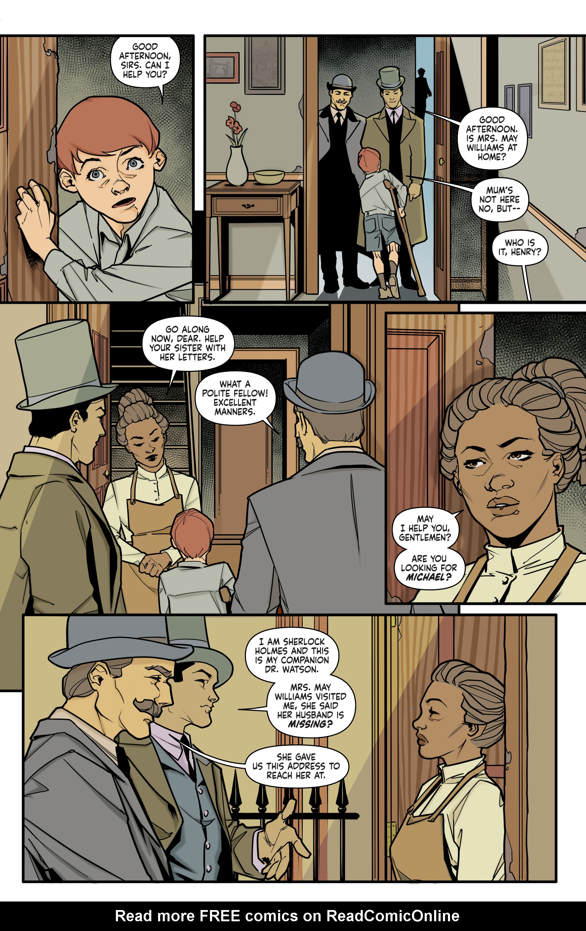 Read online Sherlock Holmes: The Vanishing Man comic -  Issue # _TPB 1 - 33