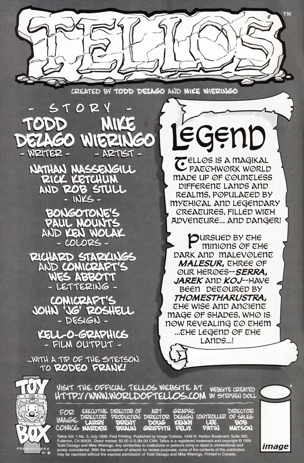 Tellos (1991) issue 3 - Page 2