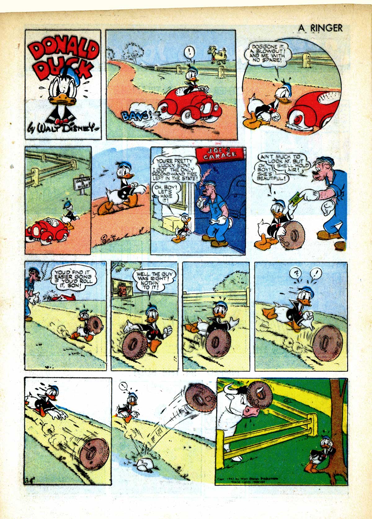 Read online Walt Disney's Comics and Stories comic -  Issue #32 - 36