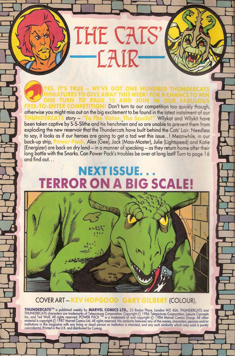 Read online ThunderCats (1987) comic -  Issue #16 - 2