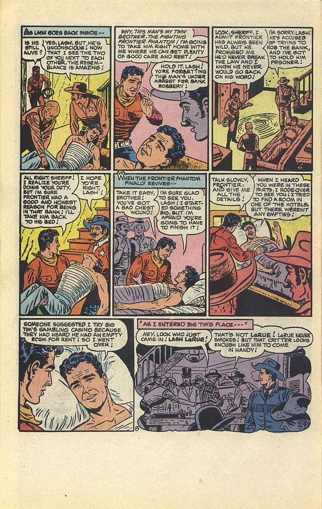 Read online Lash LaRue Western comic -  Issue #1 - 10