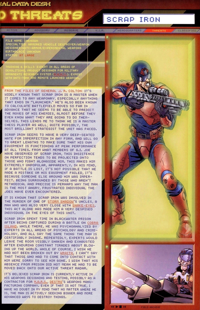Read online G.I. Joe: Data Desk Handbook comic -  Issue #1 - 30