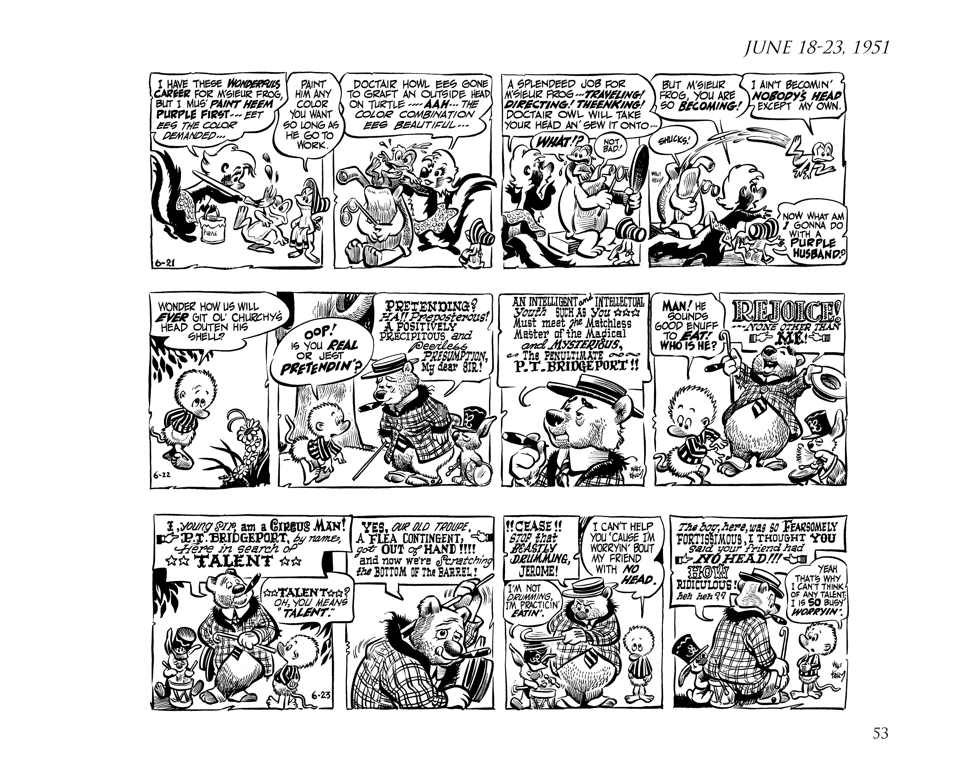 Read online Pogo by Walt Kelly: The Complete Syndicated Comic Strips comic -  Issue # TPB 2 (Part 1) - 71