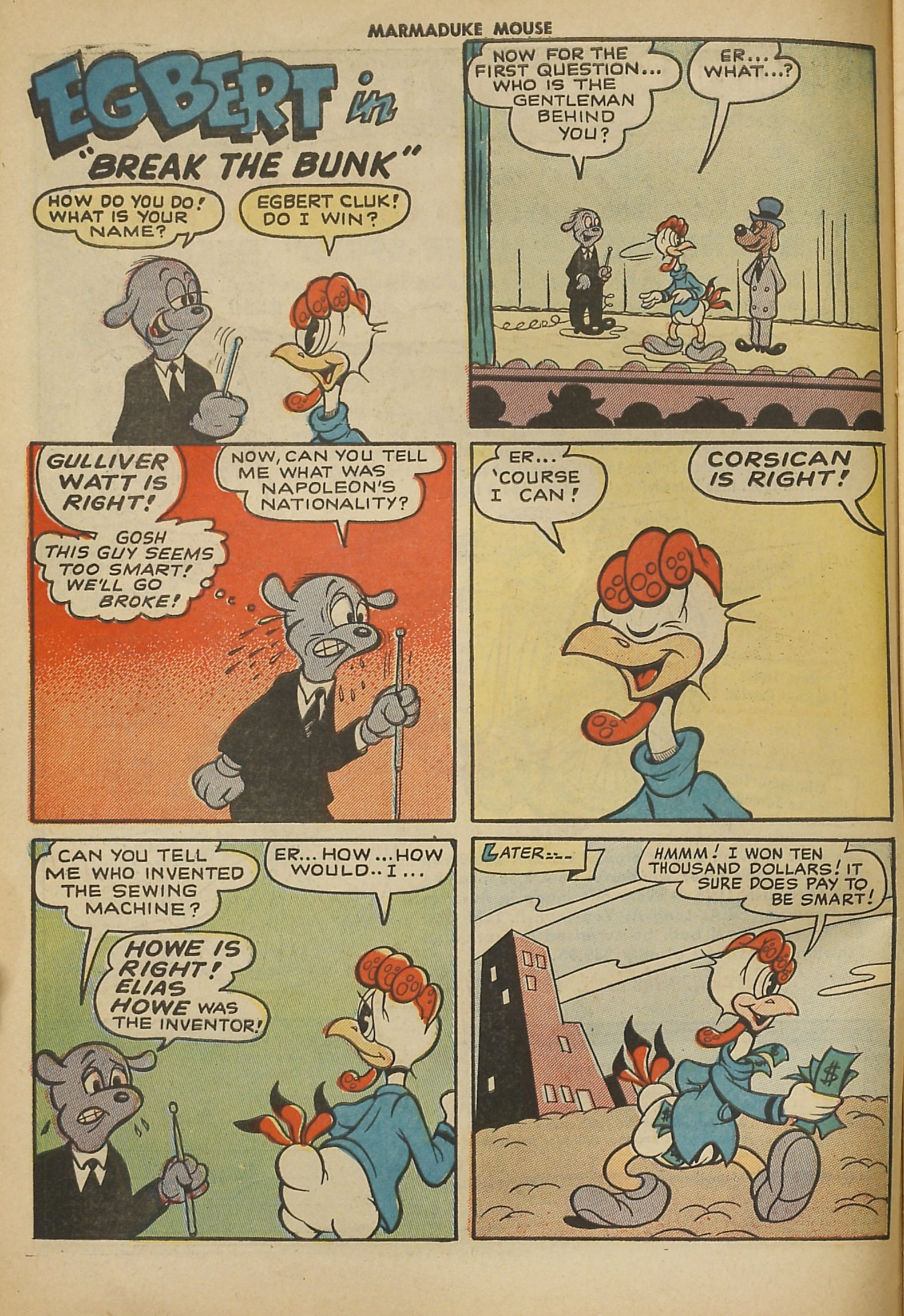 Read online Marmaduke Mouse comic -  Issue #50 - 10