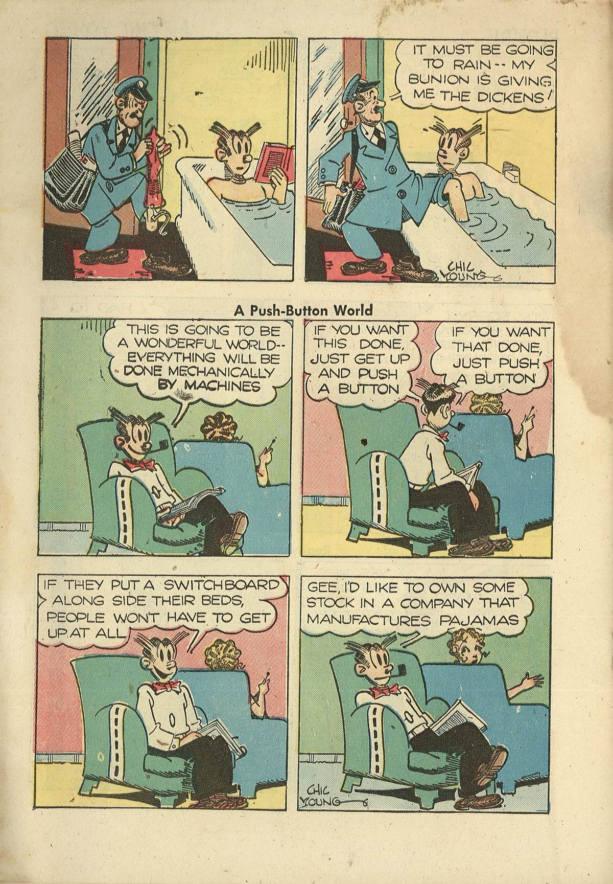 Read online Blondie Comics (1947) comic -  Issue #12 - 34