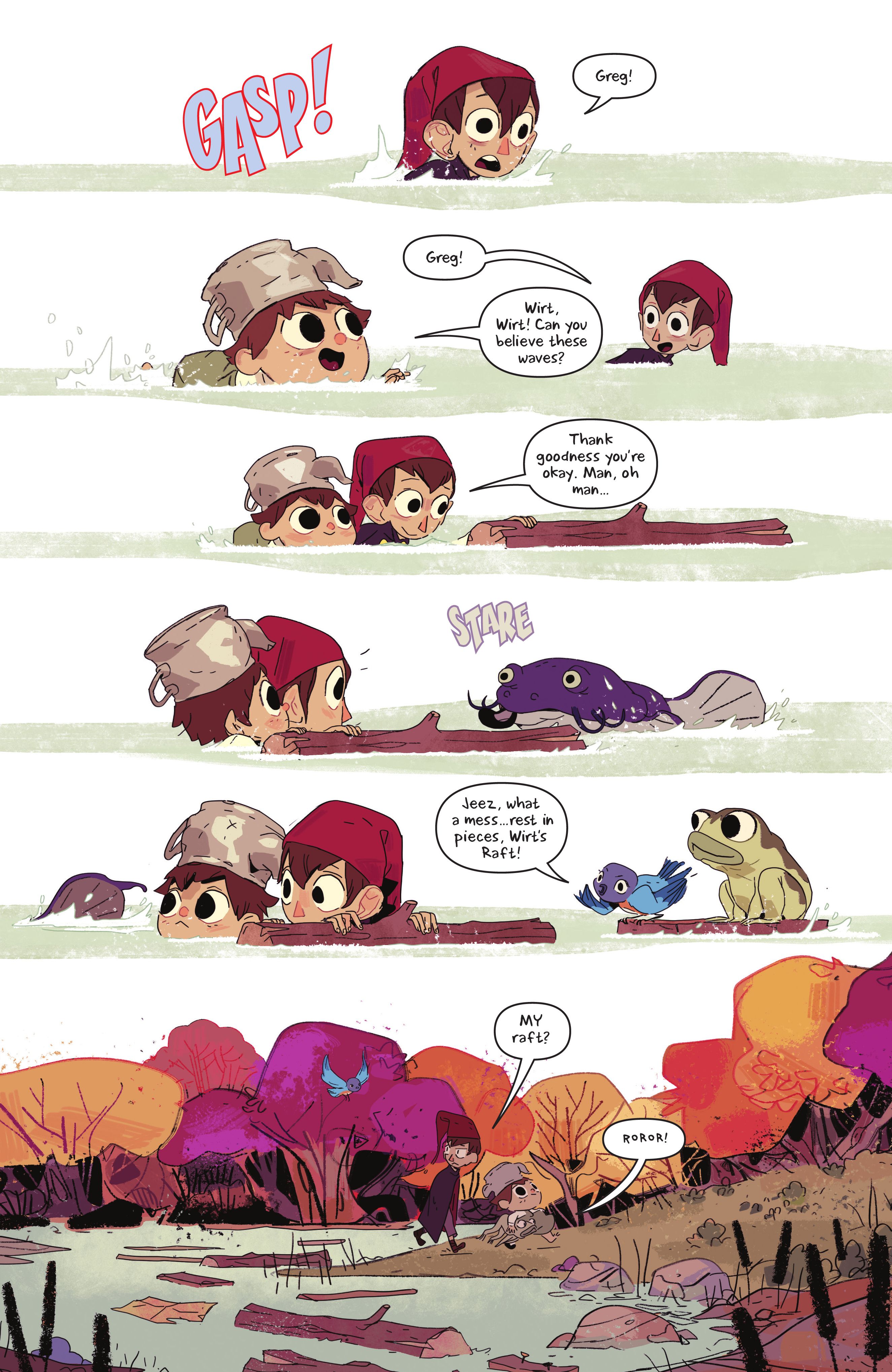 Read online Over the Garden Wall: Hollow Town comic -  Issue # TPB - 8