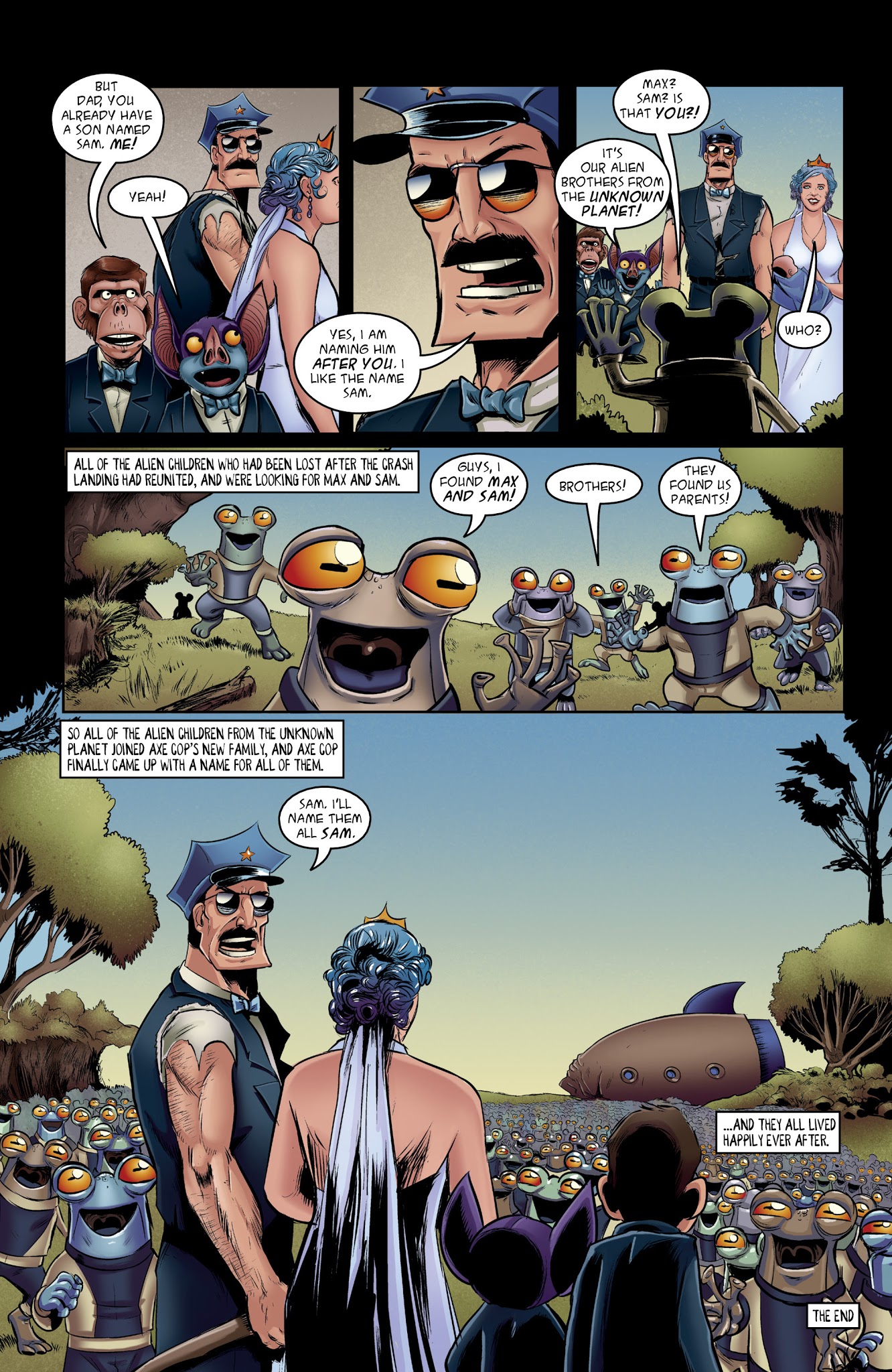 Read online Axe Cop comic -  Issue # TPB 5 - 128