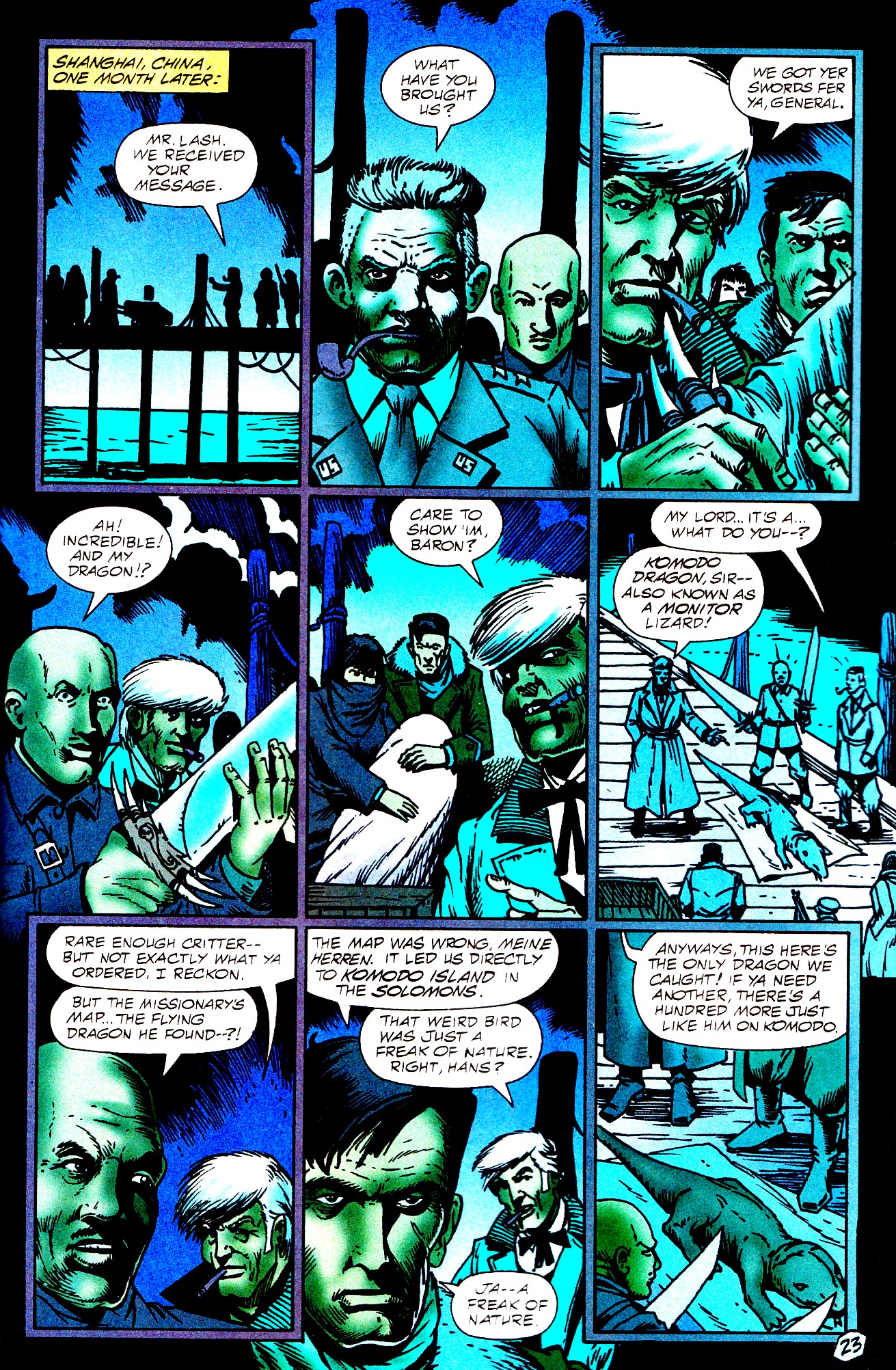 Read online Guns of the Dragon comic -  Issue #4 - 24