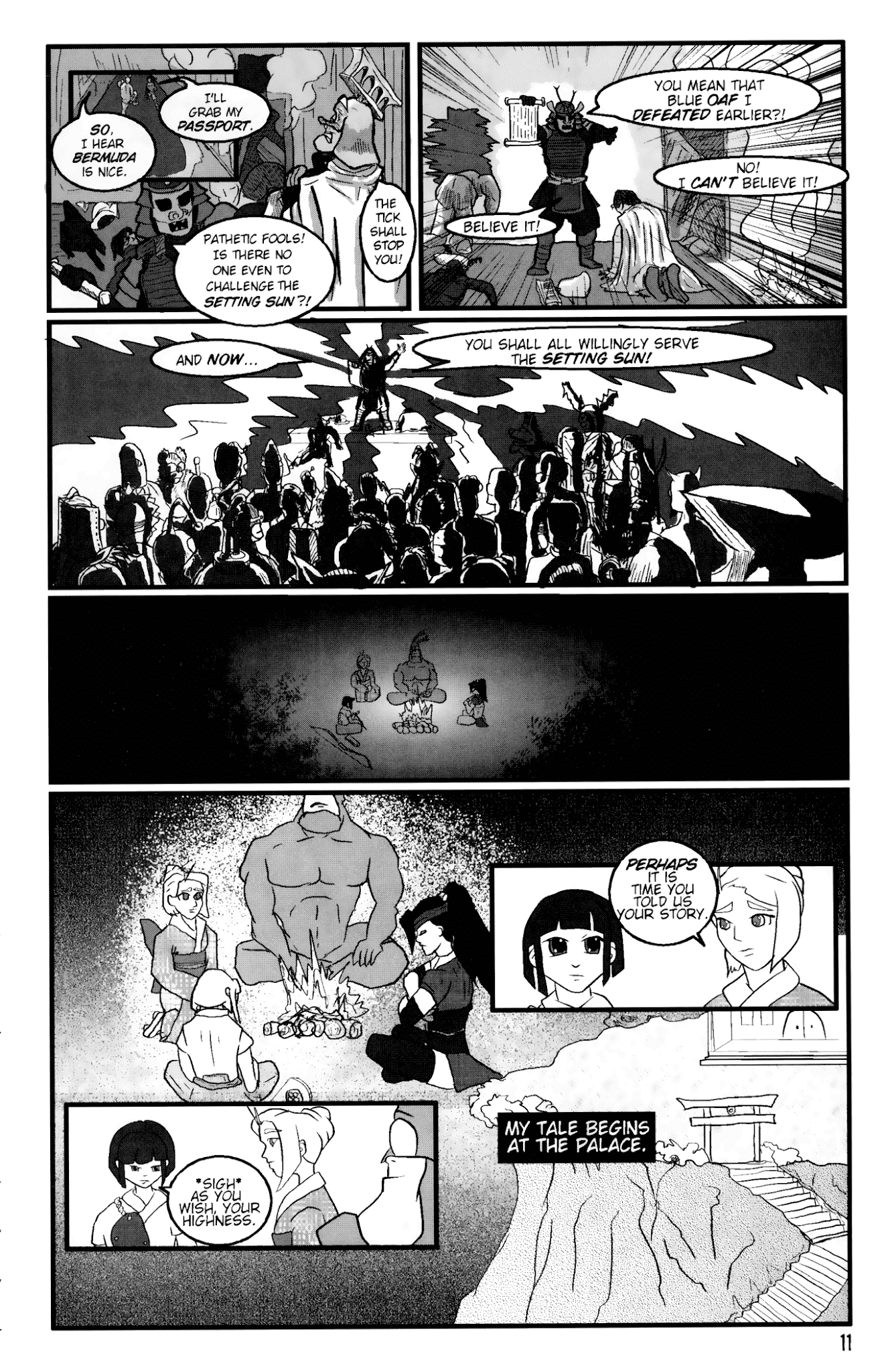 Read online The Mangalicious Tick: Rise of the Setting Sun comic -  Issue #2 - 13