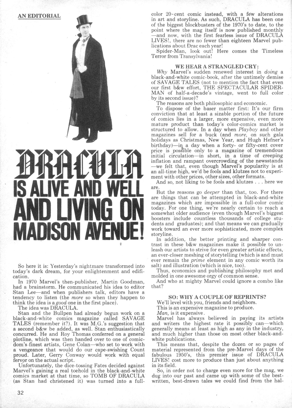 Read online Dracula Lives comic -  Issue # _Annual 1 - 33