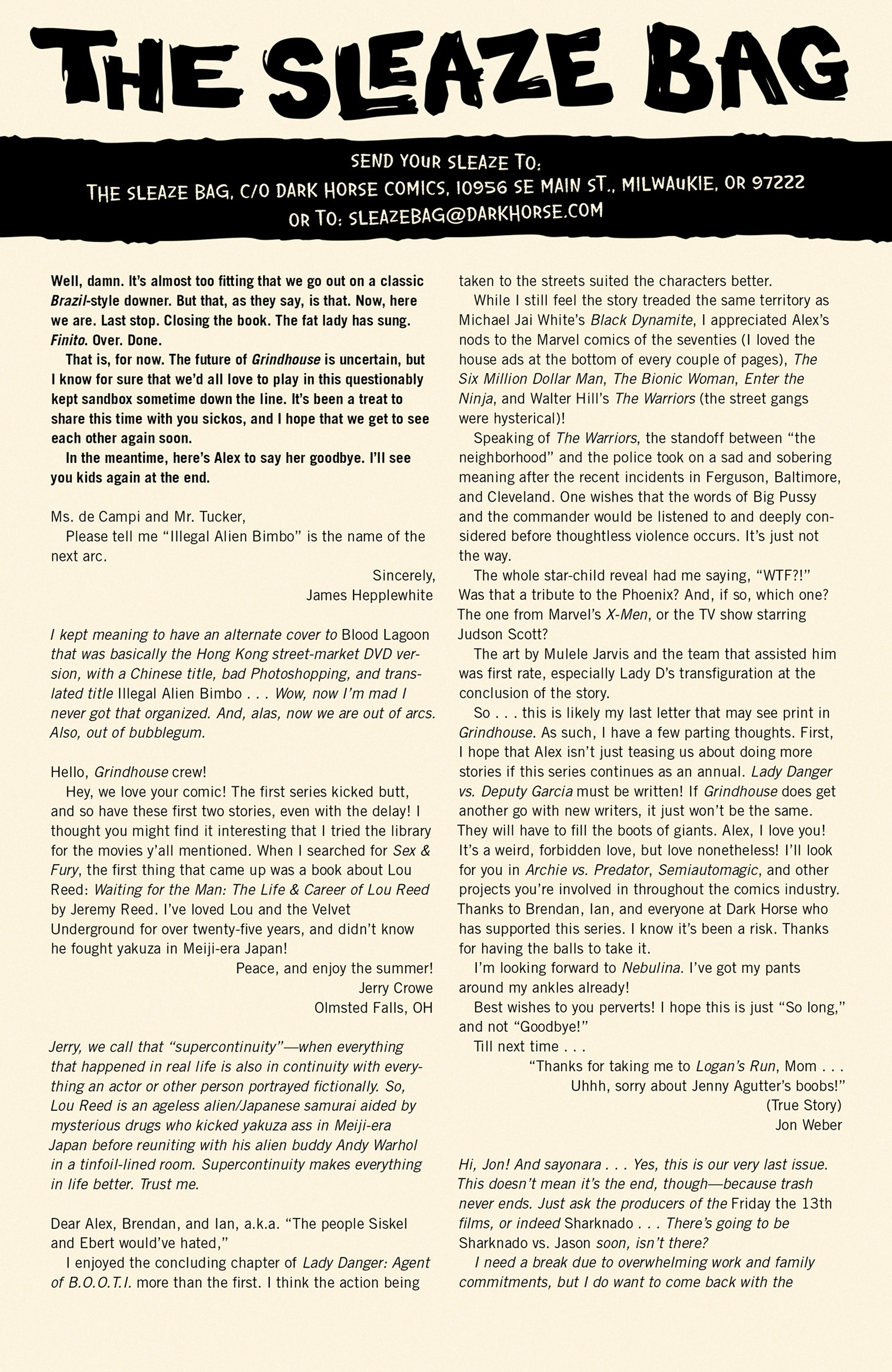 Read online Grindhouse: Drive In, Bleed Out comic -  Issue #8 - 26