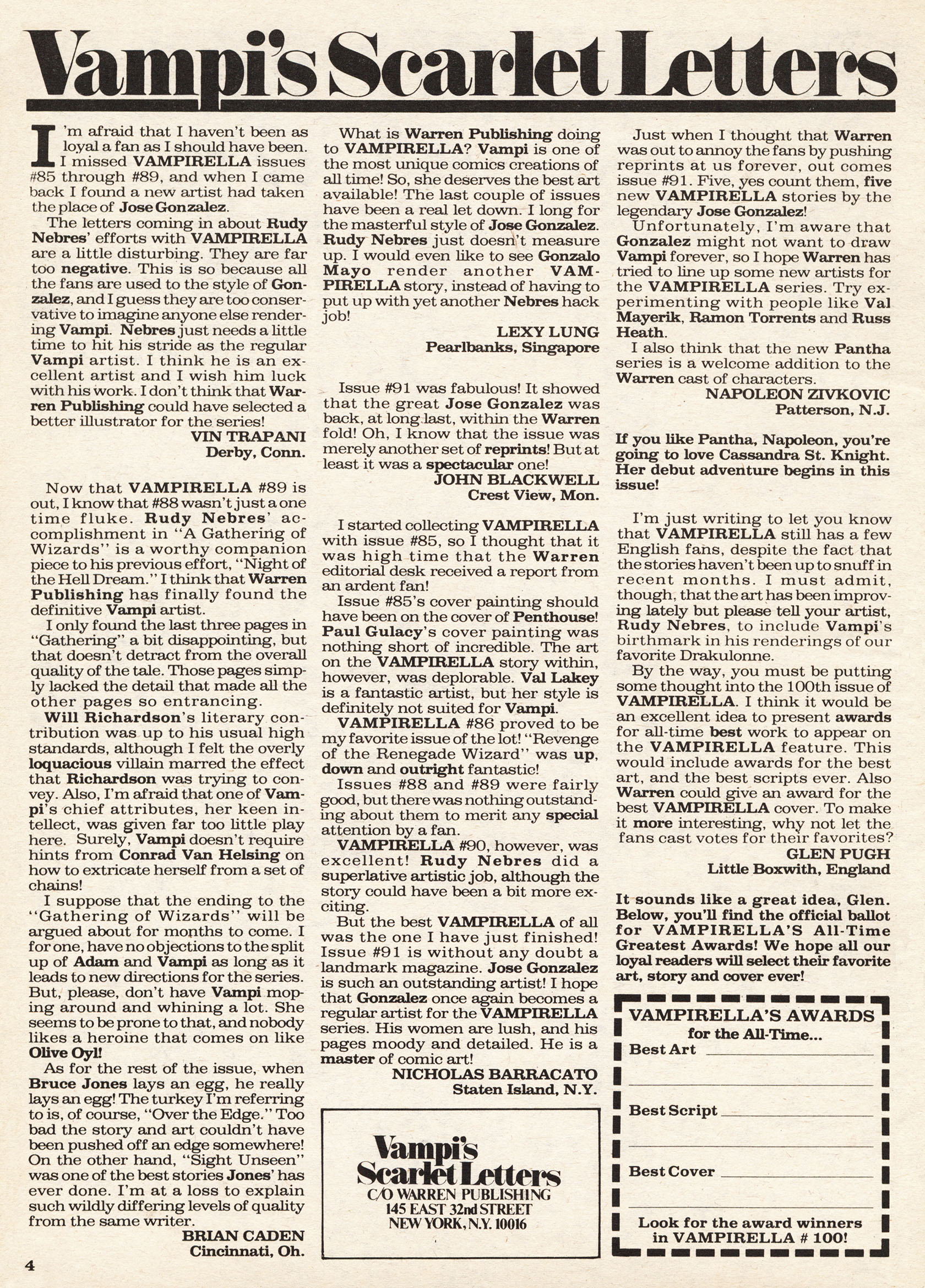 Read online Vampirella (1969) comic -  Issue #93 - 4