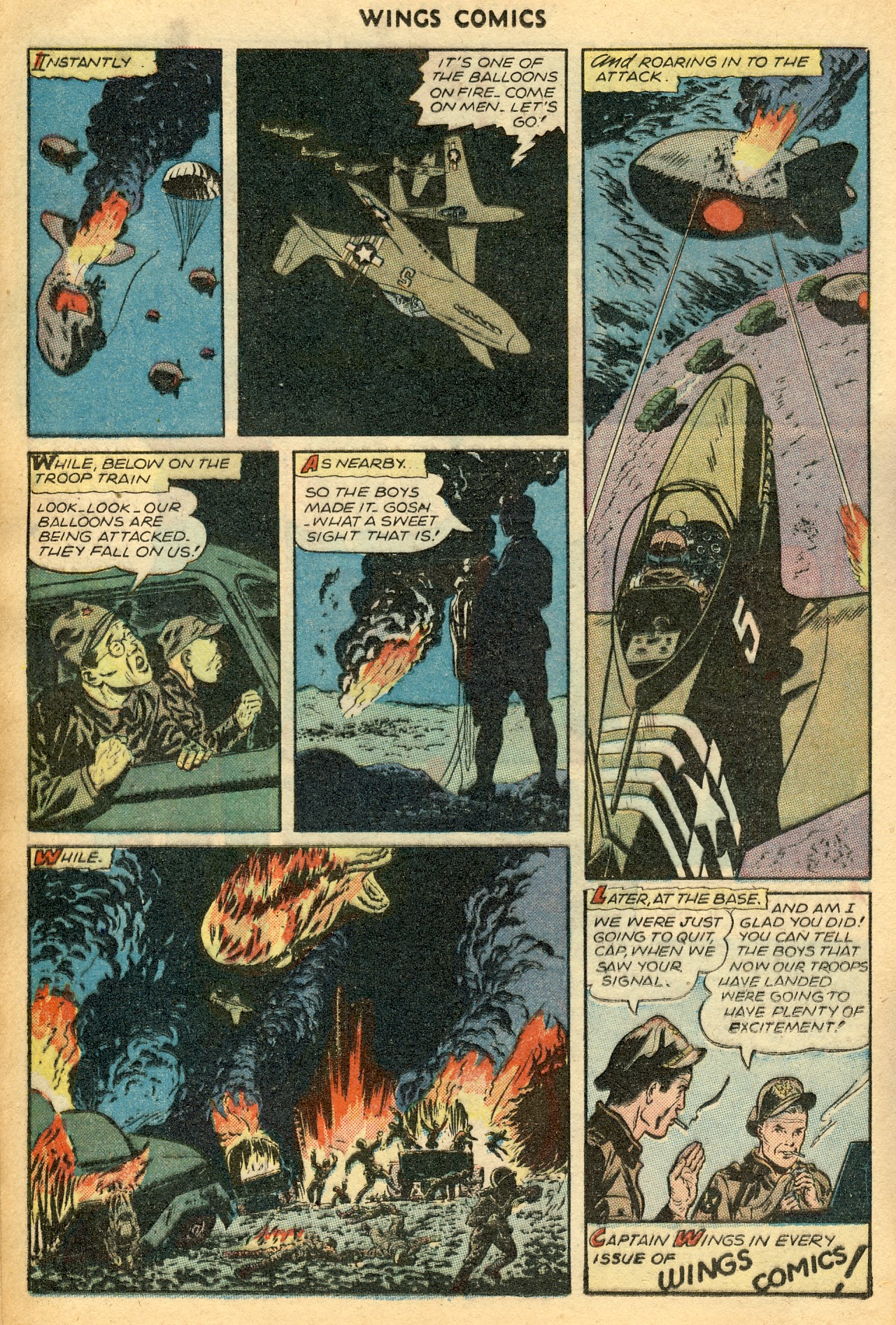 Read online Wings Comics comic -  Issue #65 - 12