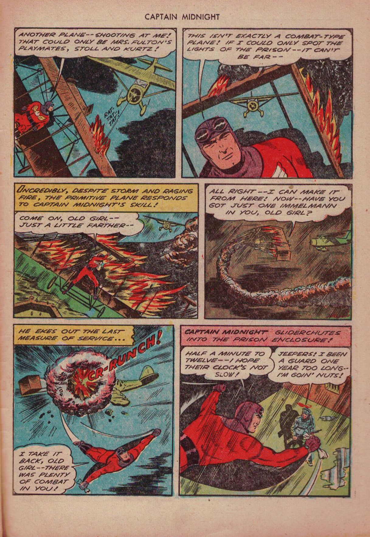 Read online Captain Midnight (1942) comic -  Issue #16 - 47