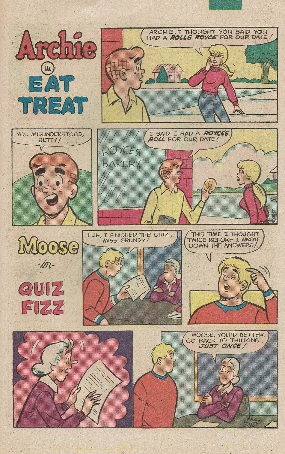 Read online Archie's Joke Book Magazine comic -  Issue #268 - 22