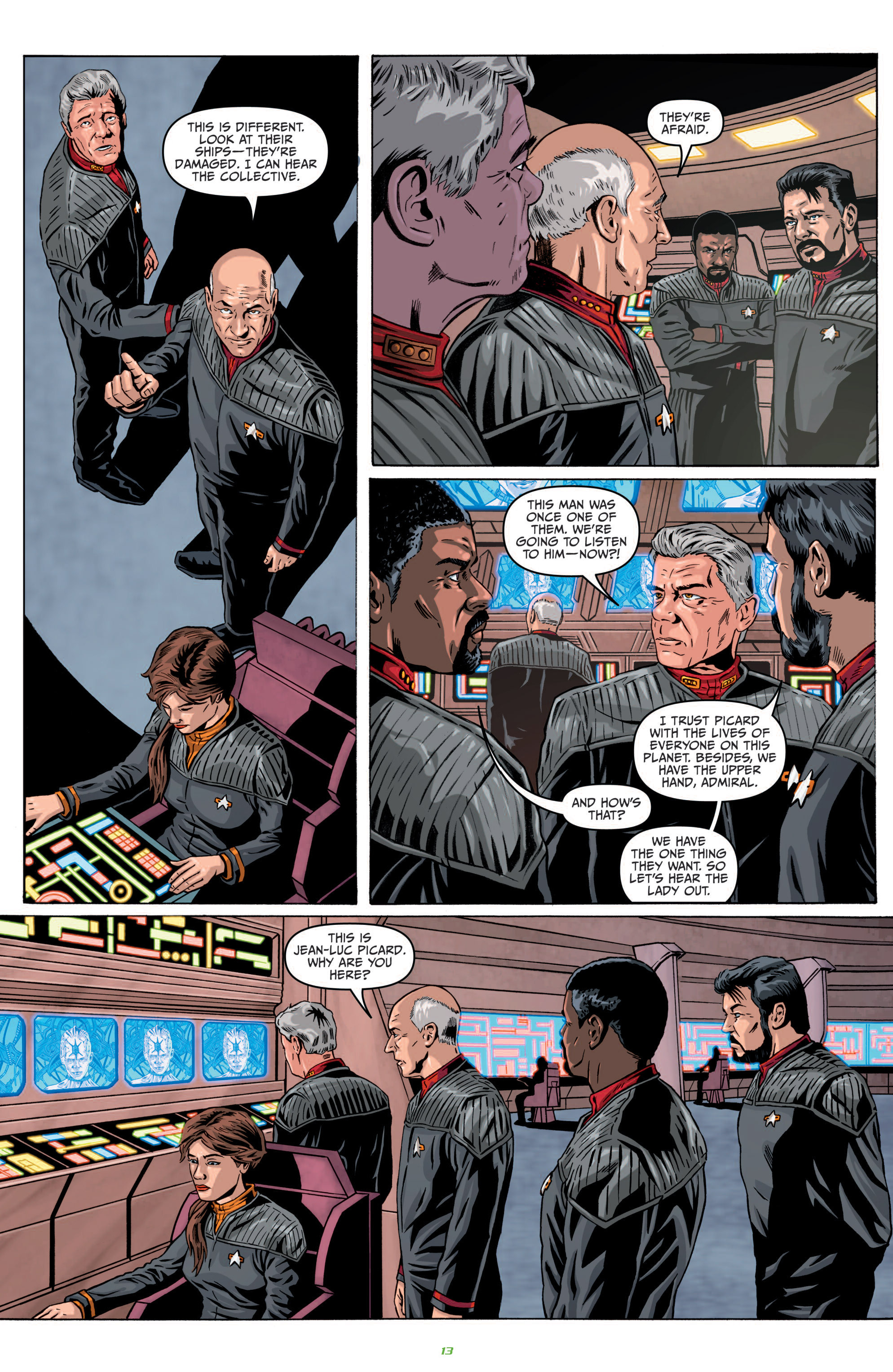Read online Star Trek: The Next Generation - Hive comic -  Issue #1 - 16