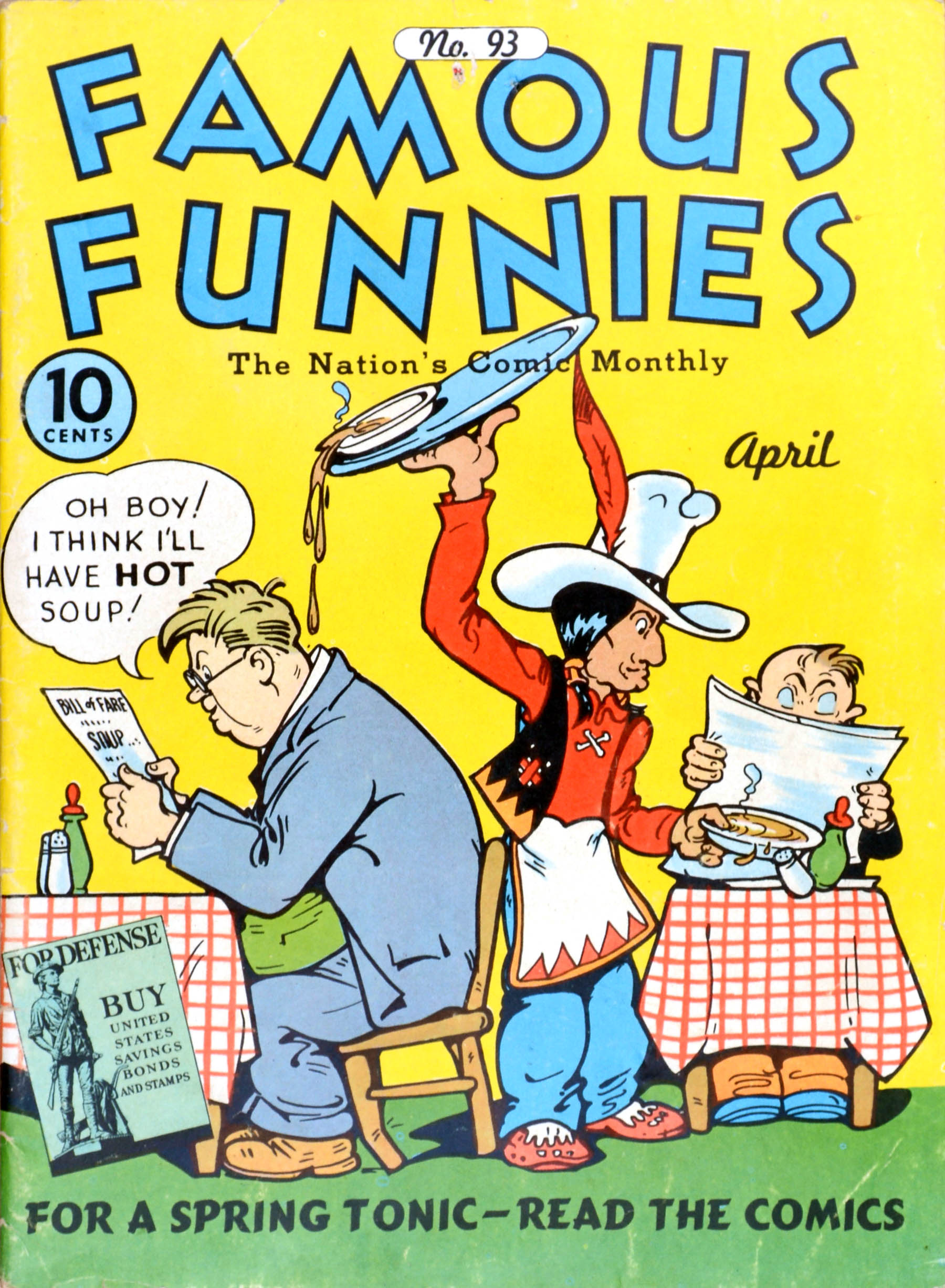 Read online Famous Funnies comic -  Issue #93 - 1